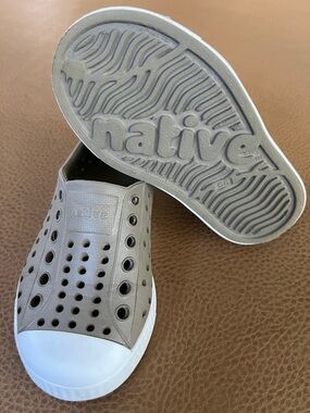 Native Shoes Jefferson Kids Slip-On Sneakers - Utili Green - Size C6